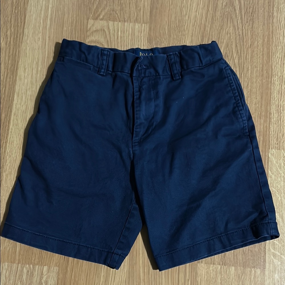 Polo by Ralph Lauren Blue Flat Front Shorts
